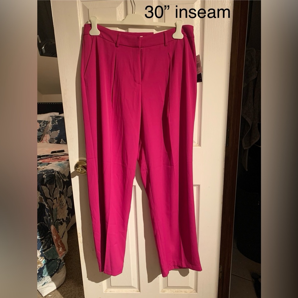 Soho Apparel Vibrant Pink Women's Trousers